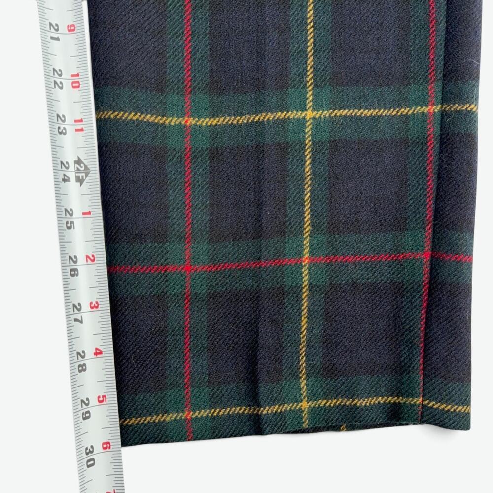 Lauren Ralph Lauren Wool Dress Pants Mens 36x30 Trim Fit Tartan Plaid - Picture 4 of 9